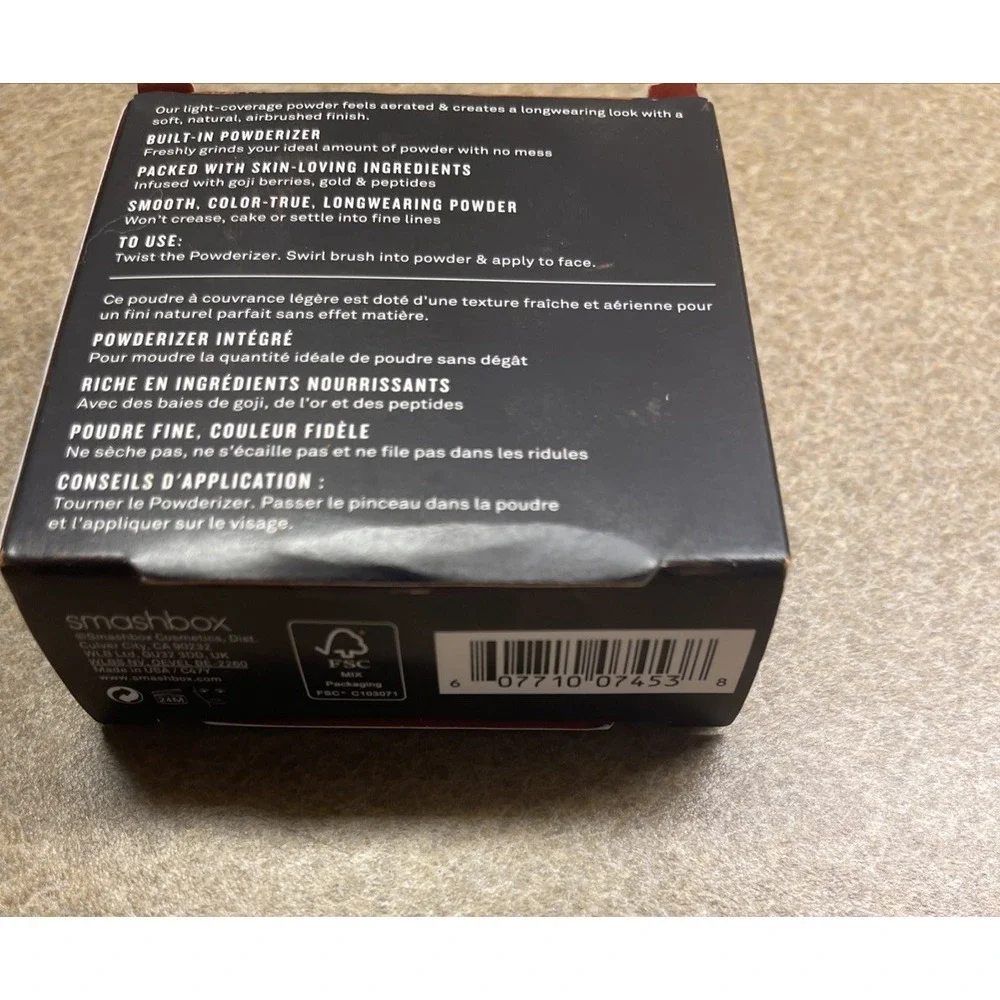 Smashbox Halo Fresh Perfecting Powder Dark .5 oz/ 15g - New in Box